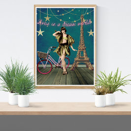 Liv i en Funky som är förändrad i drömvärlden Poster