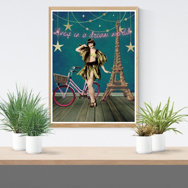 Liv i en Funky som är förändrad i drömvärlden Poster (Skapare uppladdad)