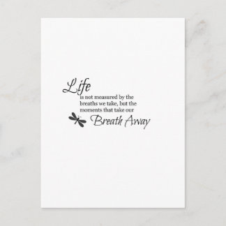 Liv mätas inte vykort