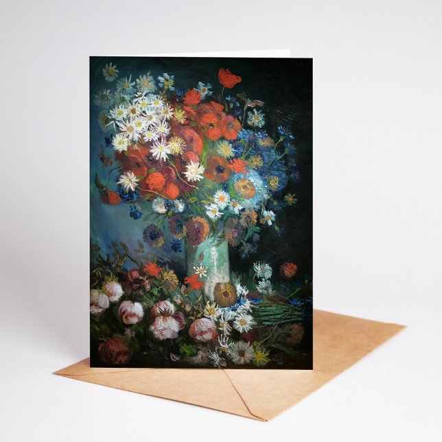 Liv med ängsblommor | Vincent van Gogh Kort (Skapare uppladdad)
