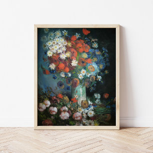 Liv med ängsblommor   Vincent Van Gogh Poster