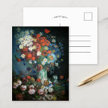 Liv med ängsblommor | Vincent van Gogh Vykort<br><div class="desc">Fortfarande Life with Meadow Flowers and Ro (1886) av den nederländske eftertryckaren Vincent Van Gogh. Brans ursprungliga konstmålning är en olja på en duk som skildrar en mängd blommor i vas. Använda verktygen för att lägga till anpassningsbar eller anpassa bilden.</div>