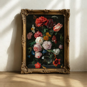Liv med blommor Jan Davidsz de Heem Poster