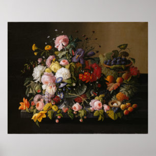 Liv med blommor Poster fortfarande