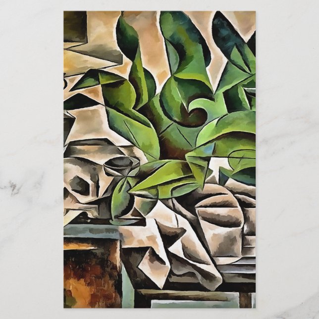 Liv med Cranium Geometric Vanitas Art (Framsida)
