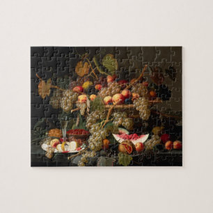 Liv med druvolja på Canvas Pussel