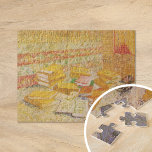 Liv med Fransk Novels | Vincent Van Gogh<br><div class="desc">Livet med Fransk Novels och Glass med Ro (1887) av den nederländske postimponerande konstnären Vincent Van Gogh. Originalteckningen är en olja på arbetsytan som skildrar ett lager bokar i varma gulter.

Använda verktygen för att lägga till anpassningsbar eller anpassa bilden.</div>