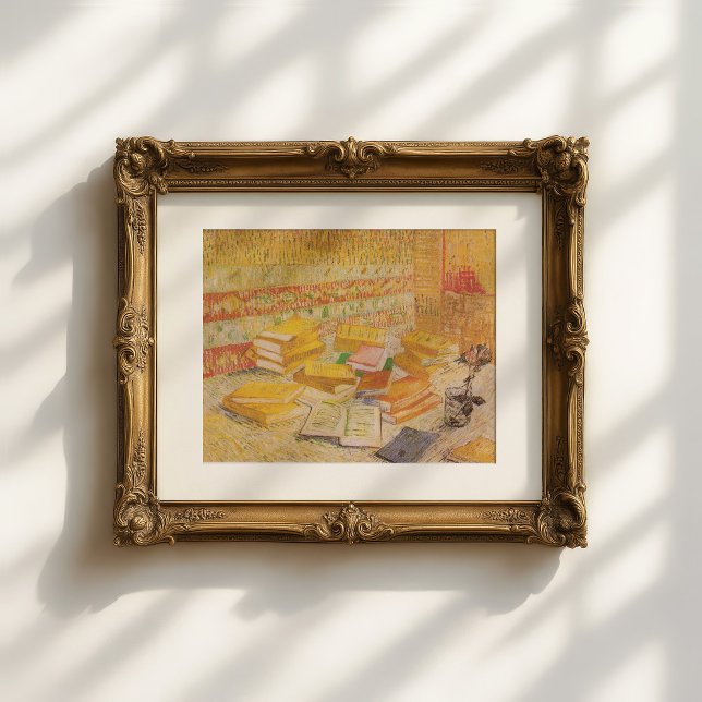 Liv med Fransk Novels | Vincent Van Gogh Poster (Skapare uppladdad)