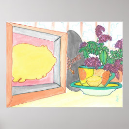 Liv med Gris Cookie Poster