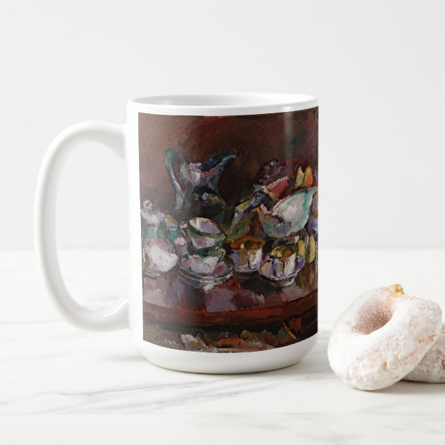 Liv med Kaffe koppar | Anton Faistauer (Med munk)