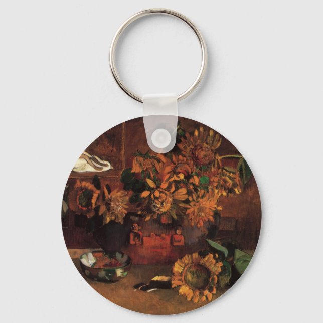 Liv med L'Esperance (Hope) från Paul Gauguin Nyckelring (Framsida)