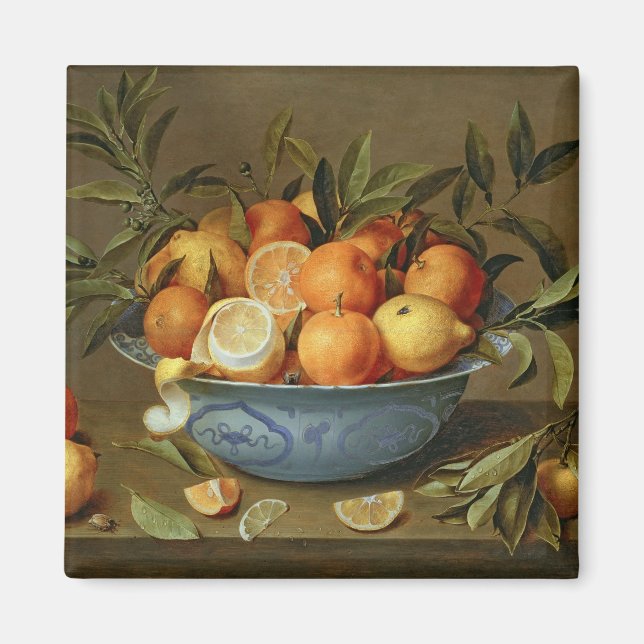 Liv med Orangar och citroner Magnet (Framsidan)