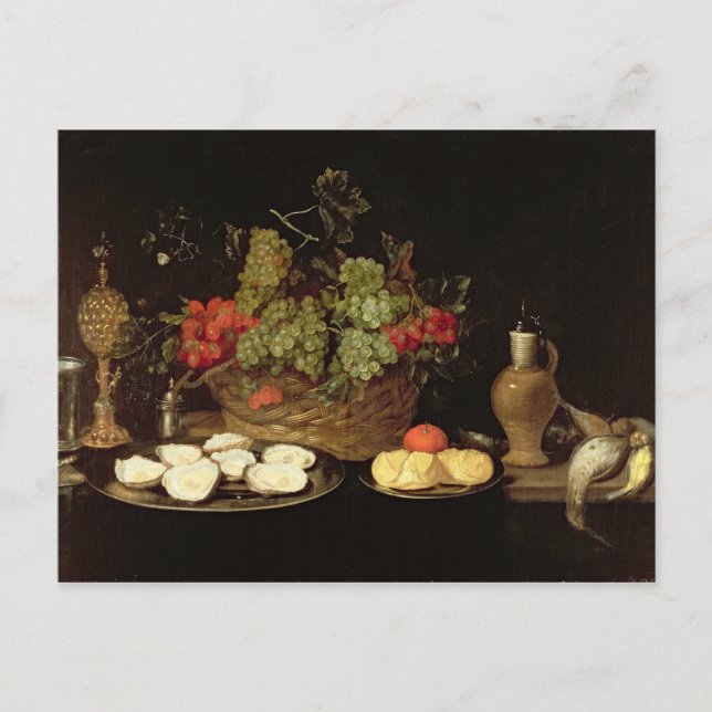 Liv med ostron vykort (Framsida)