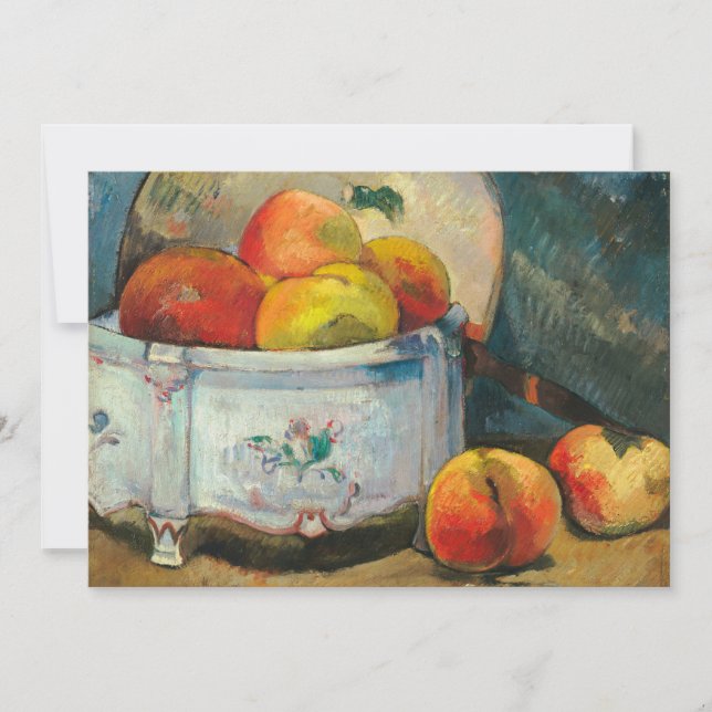 Liv med persikor | Paul Gauguin (Framsida)