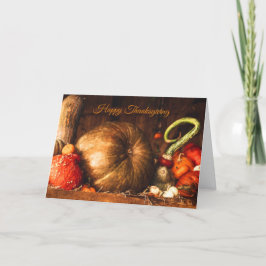 Liv med Pumpkins Thanksgiving Card Helgkort