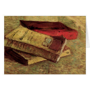 Liv med tre Bokar av Vincent van Gogh Hälsningskort
