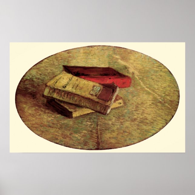 Liv med tre Bokar av Vincent van Gogh Poster (Framsidan)