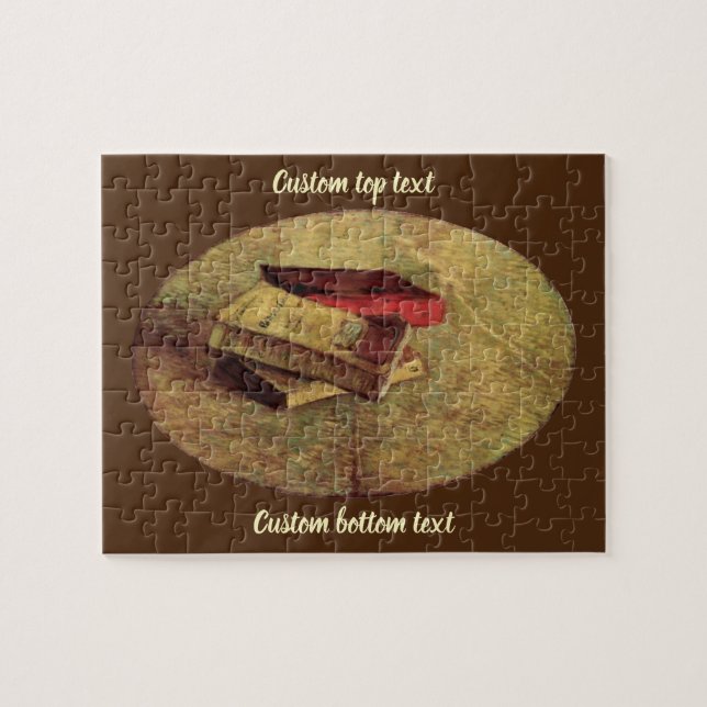 Liv med tre Bokar av Vincent van Gogh Pussel (Horisontell)