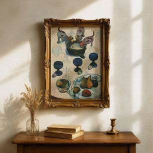 Liv med tre valpar   Paul Gauguin Poster