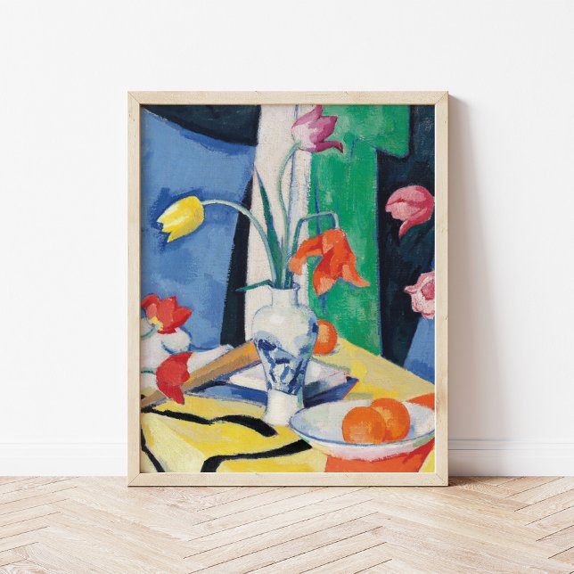 Liv med tulpaner | Samuel John Peploe Poster (Skapare uppladdad)