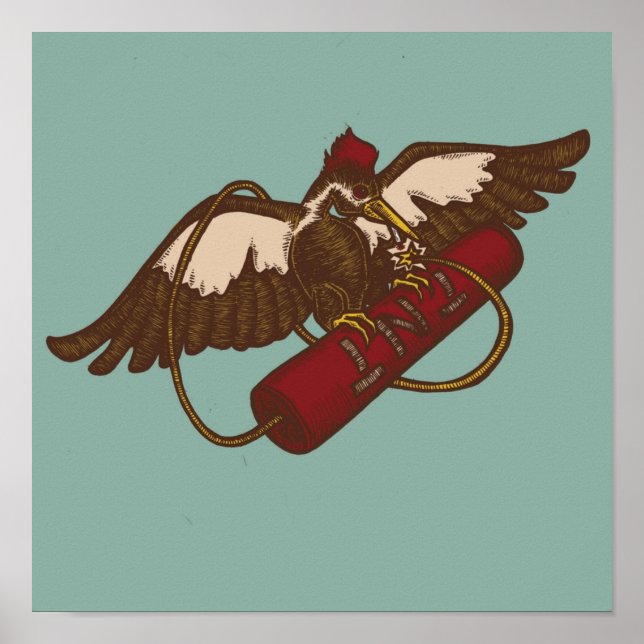 Liv med Woodpecker Poster (Framsidan)