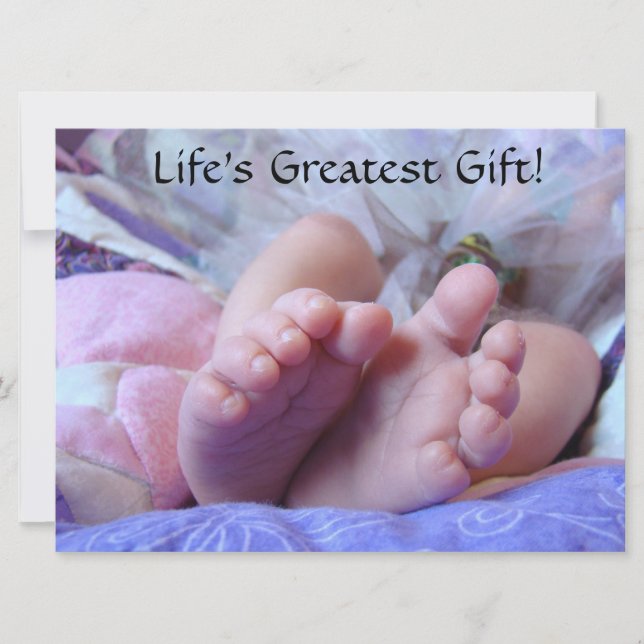 Liv mest underbar inbjudningar för dusch för (Framsida)