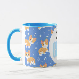 Liv min bästa Corgi Life Funny Cute Girly Mugg