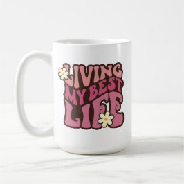 Liv min bästa Daisy Kaffemugg