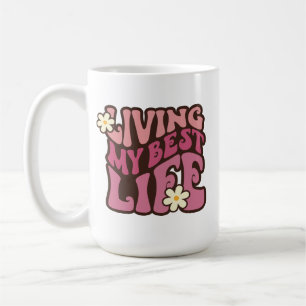 Liv min bästa Daisy Kaffemugg