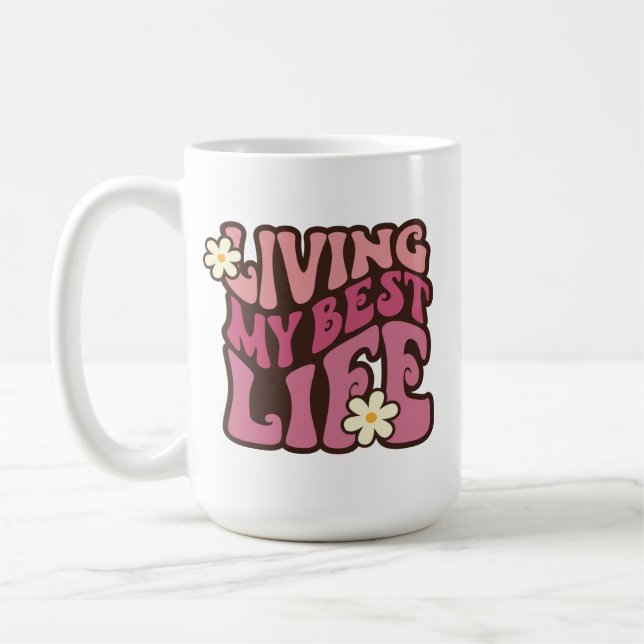 Liv min bästa Daisy Kaffemugg (Vänster)
