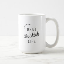 Liv mitt bästa bookish Life Mugg