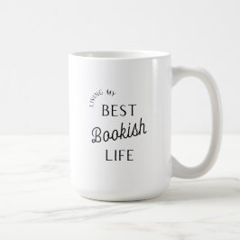 Liv mitt bästa bookish Life Mugg
