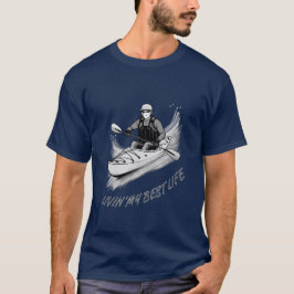 Liv mitt bästa liv Kayak T Shirt
