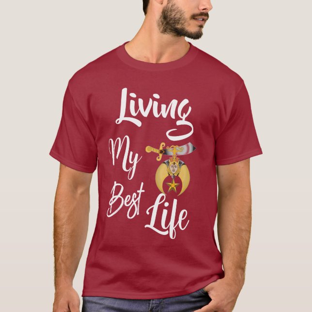 Liv mitt bästa liv, kryper t shirt (Framsida)