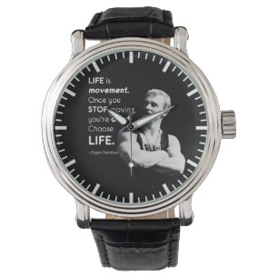 Liv - Motivational Eugen Sandow Bodybuilding Armbandsur