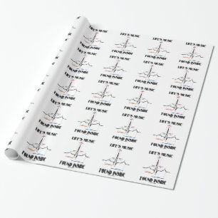 Liv musik fann insida (ECG-/EKGhjärtslaget) Presentpapper