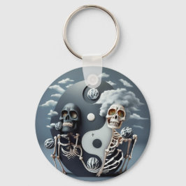 Liv och död, Halloween YinYang Skeleton Nyckelring