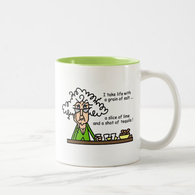 Liv- och Tequilahumor Två-Tonad Mugg (Höger)