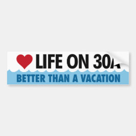 Liv på 30A Northwest Florida Bildekal