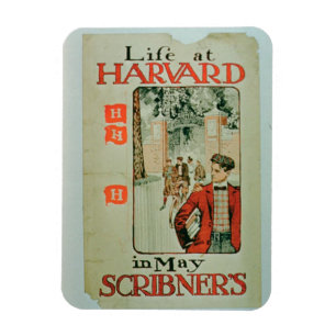 "Liv på Harvard", affischadvertizing som maj Magnet