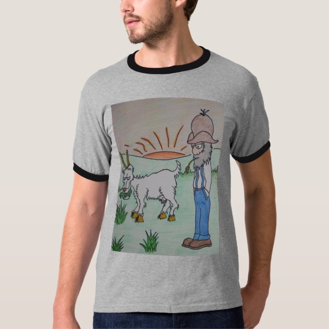 liv på lantgården tee (Framsida)