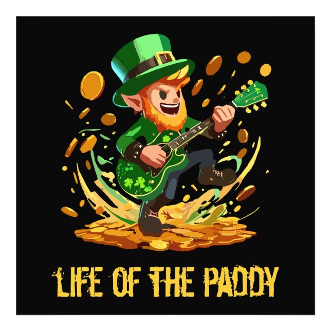 Liv på potatisen, St Patricks dag Fototryck (Framsidan)