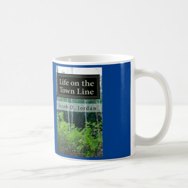 Liv på townen fodrar muggen kaffemugg (Höger)