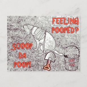 Liv Pooper Scooper Vykort