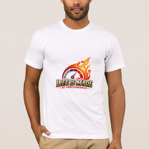 Liv Skapas Genom Prestanda Varvräknare Flamma T Shirt