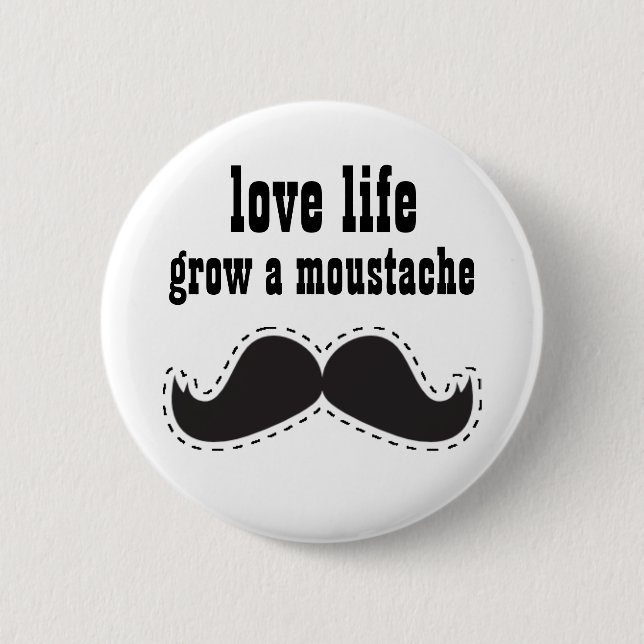 Liv som älskar moustachen, KNÄPPAS Knapp (Framsida)
