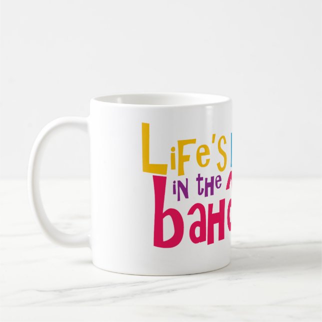 Liv som är bättre i den Bahamas muggen Kaffemugg (Vänster)