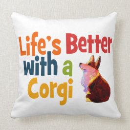 Liv som är bättre med en Corgi Kudde