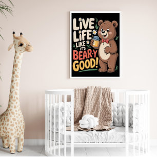 Liv som det är Bear-y Bra! Poster