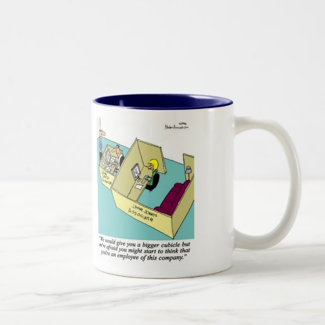 Liv som en affärsanalytikerkonsulent nr. 1: Oss Två-Tonad Mugg (Höger)